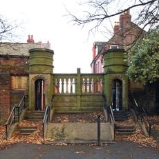 Rear Entrance Gateway, Steps And Attached Boundary Walls At Toxteth Park Cemetery
