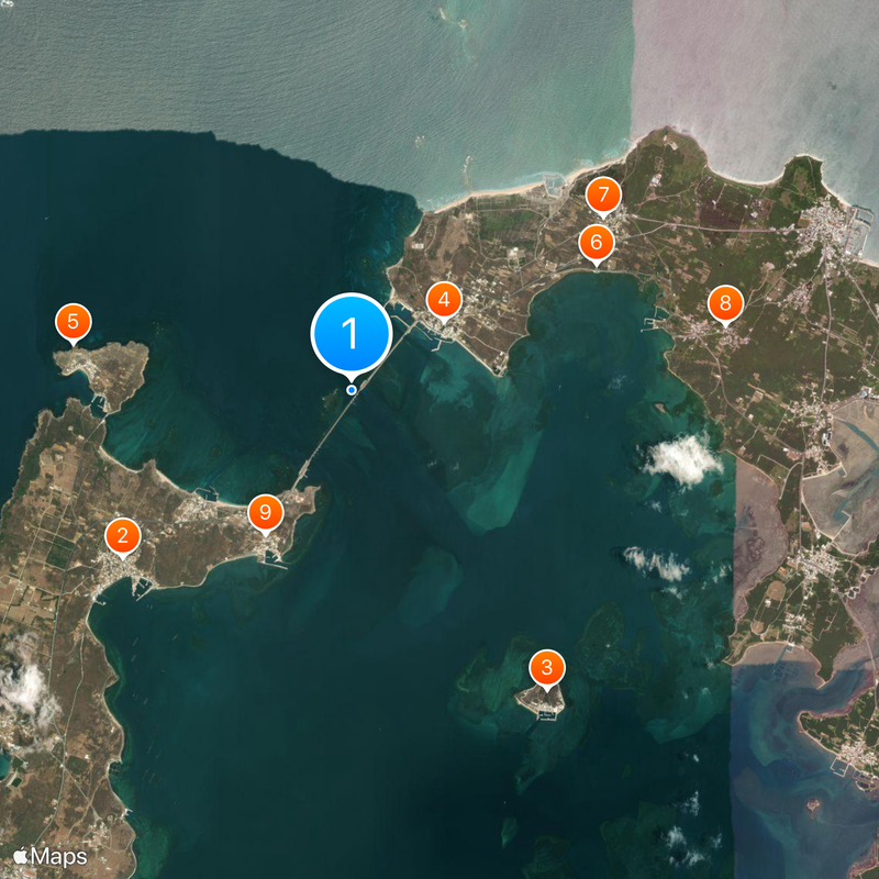 Penghu Great Bridge Mappa