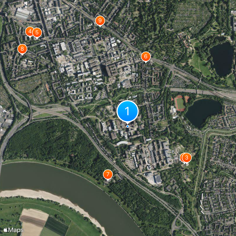 University of Düsseldorf Map
