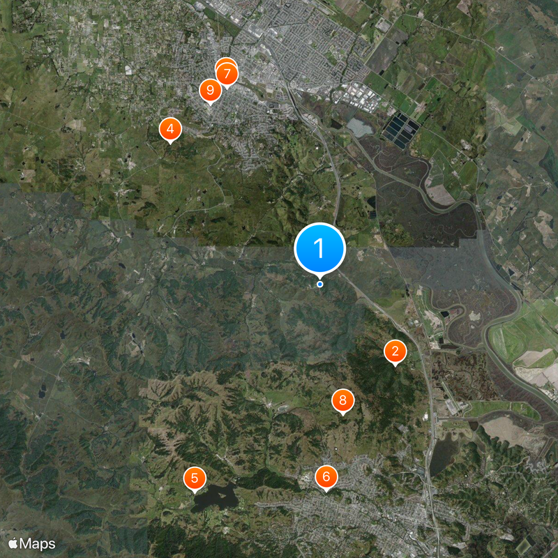 Institute of Noetic Sciences Map