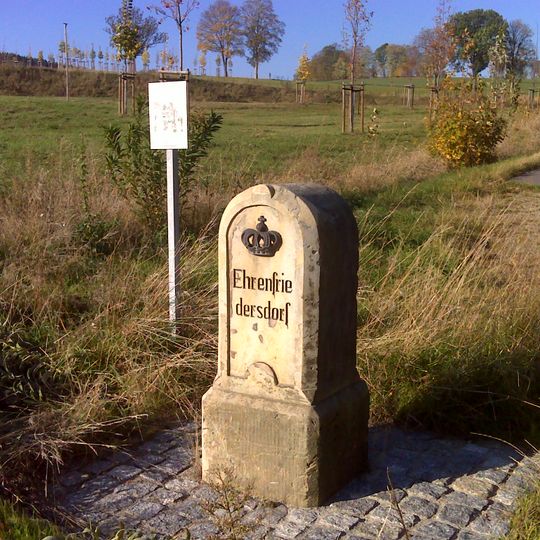 Royal Saxon milestone Schönbrunn
