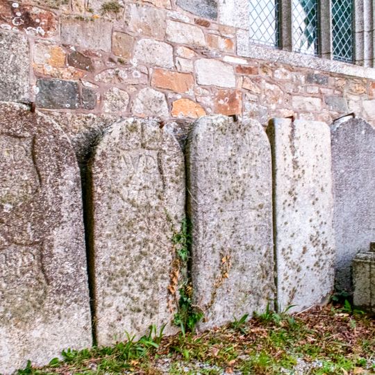 7 Headstones Against East Wall Of South Aisle Of Church Of St Paul