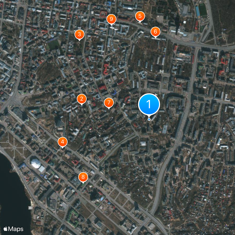 Kazan National Research Technological University Map