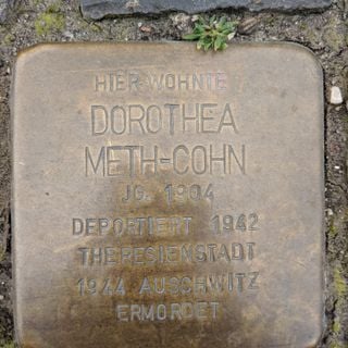 Stolperstein em memória de Dorothea Meth-Cohn