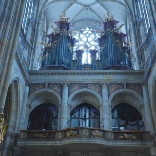 Organ of the St. Vitus Cathedral in Prague - 1931