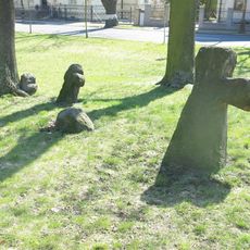 Smírčí kříže v Smetanových sadech v Kadani