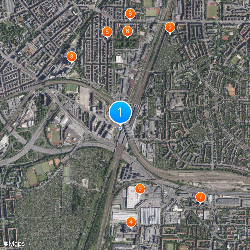 Berlin Südkreuz station Map