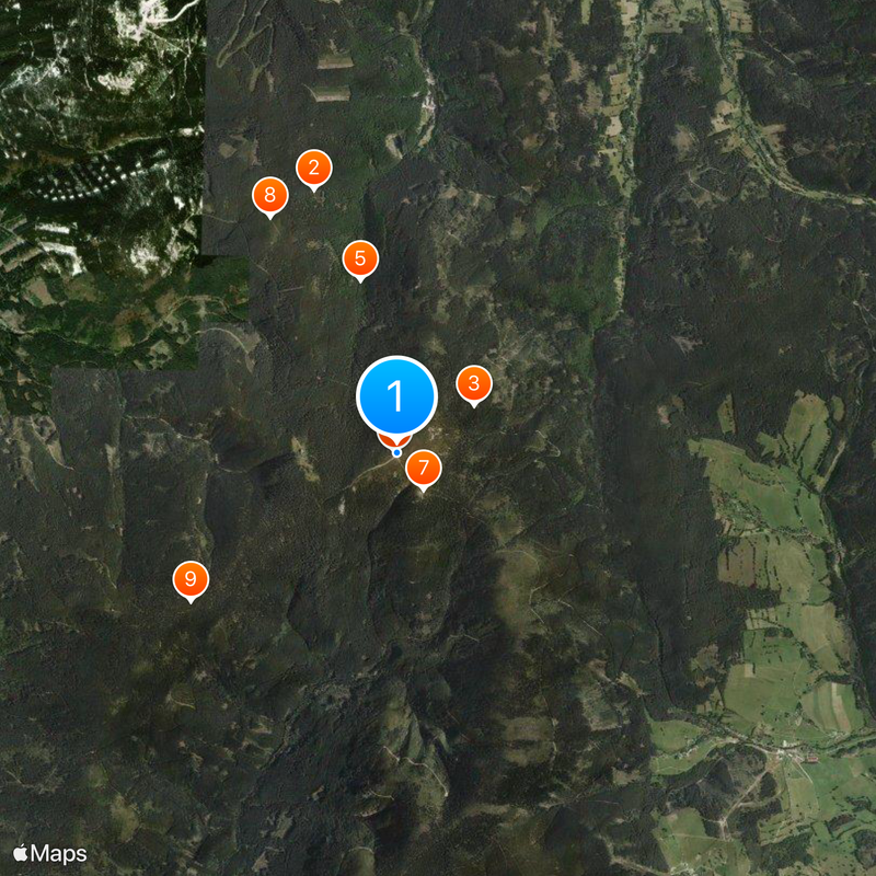 Králický Sněžník Mappa