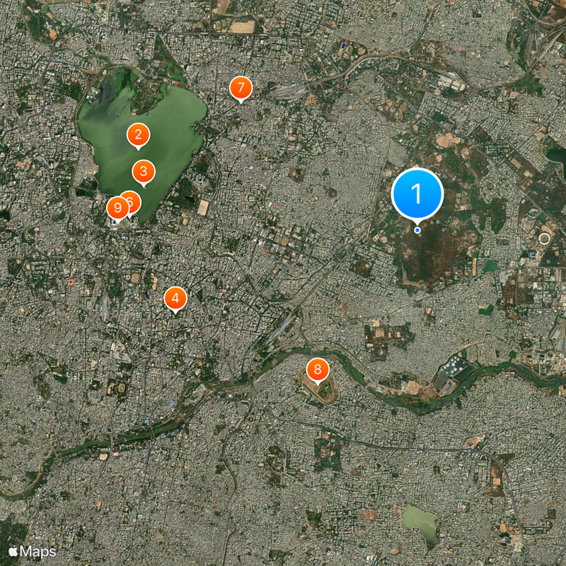 Osmania University Map