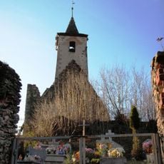 Ruined church and cemetery in Pastewnik