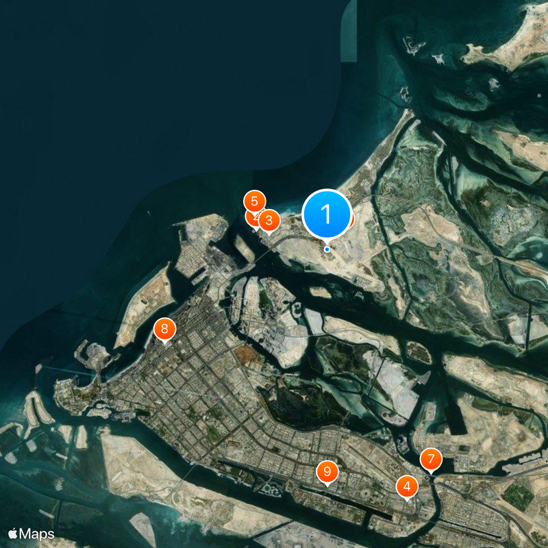 New York University Abu Dhabi Map