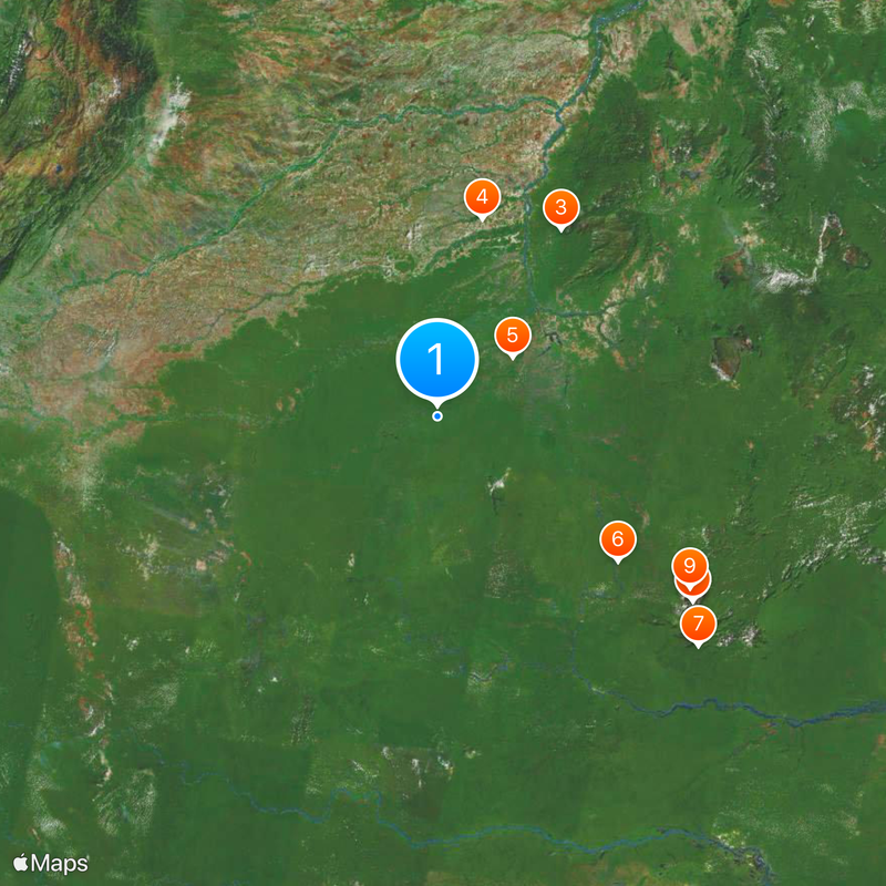 Guainía Department Map