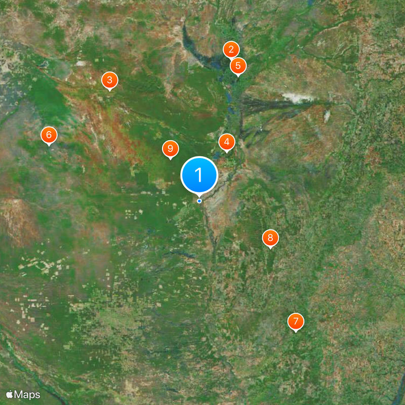 Frontera entre Bolivia y Brasil Mapa