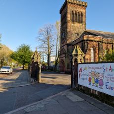 Gate piers of St Anne's church