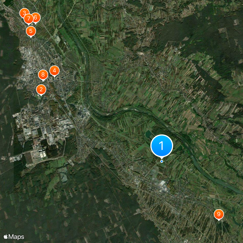 Nisko Map