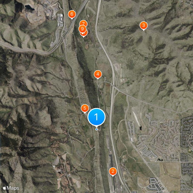 Dinosaur Ridge Carte