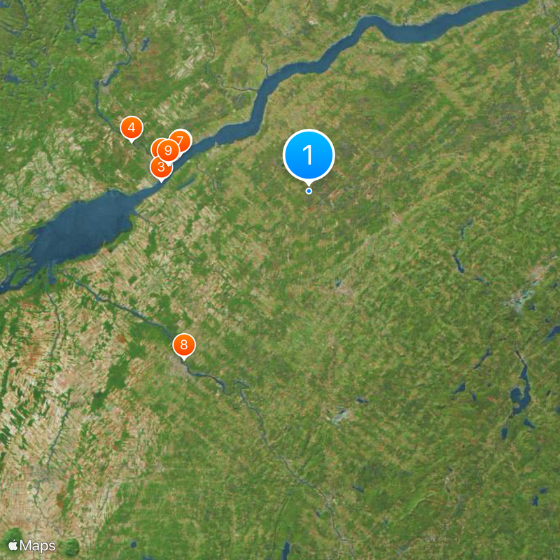 Centre-du-Québec Map