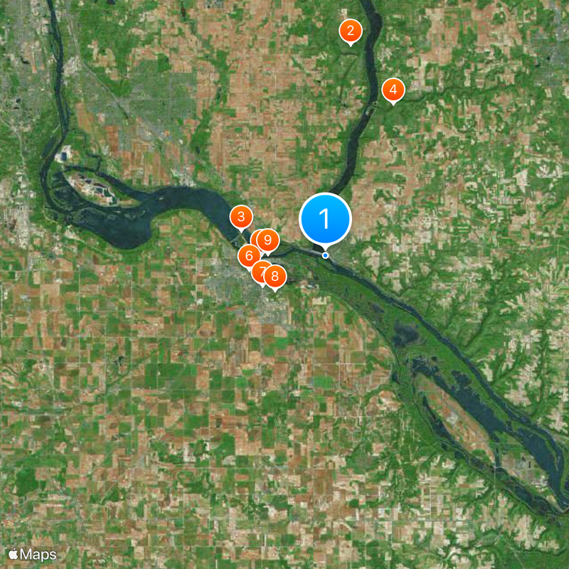 Saint Croix River Map