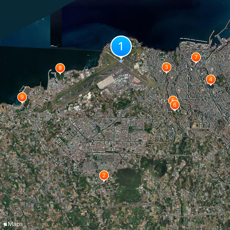Aeropuerto Internacional de Jeju Mapa