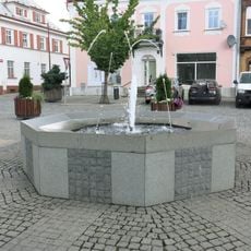 Kašna na Křinickém náměstí v Krásné Lípě
