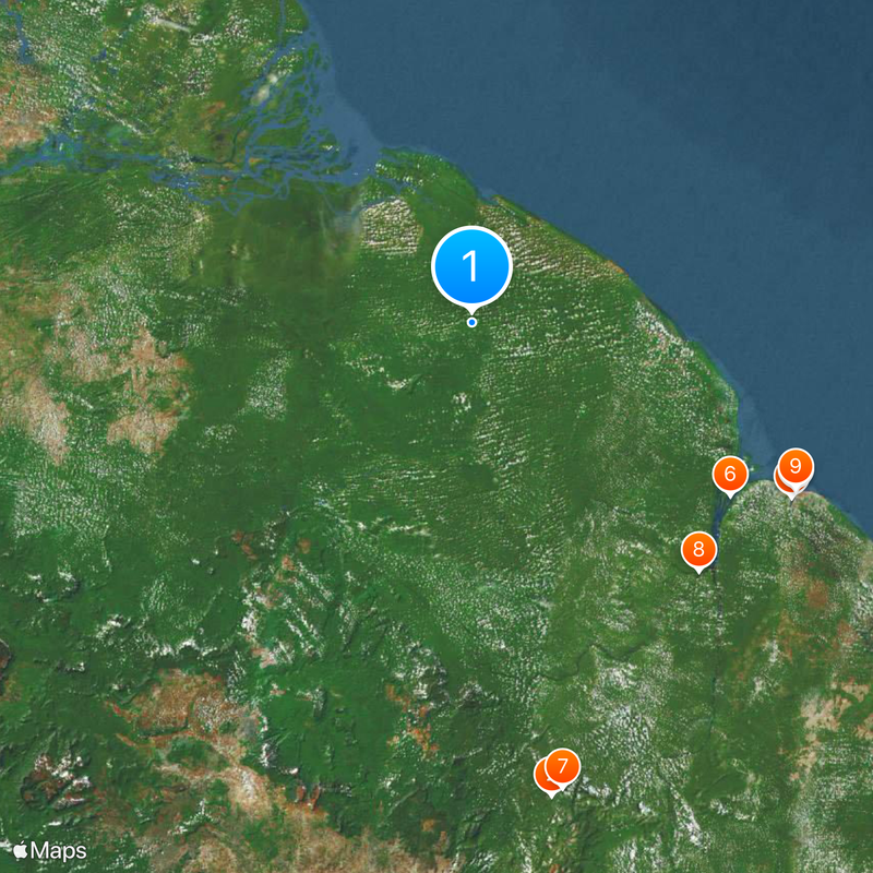 Jonestown Map
