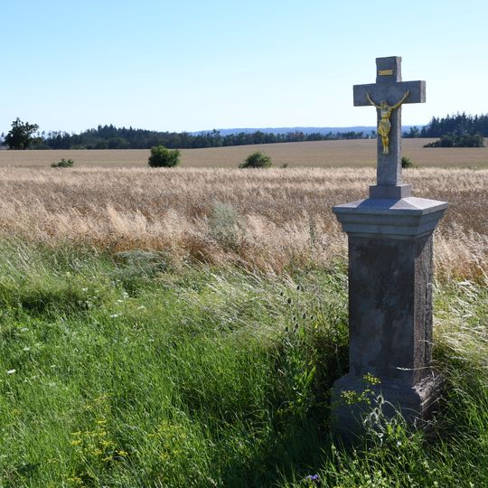 Wayside cross near the road I/23