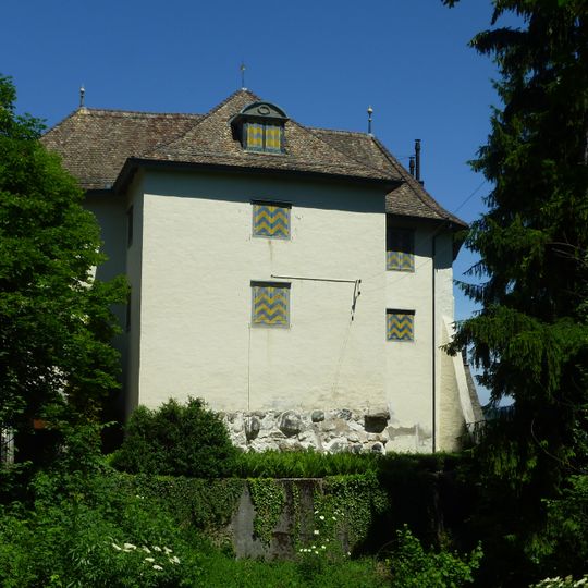 Castle with outbuildings