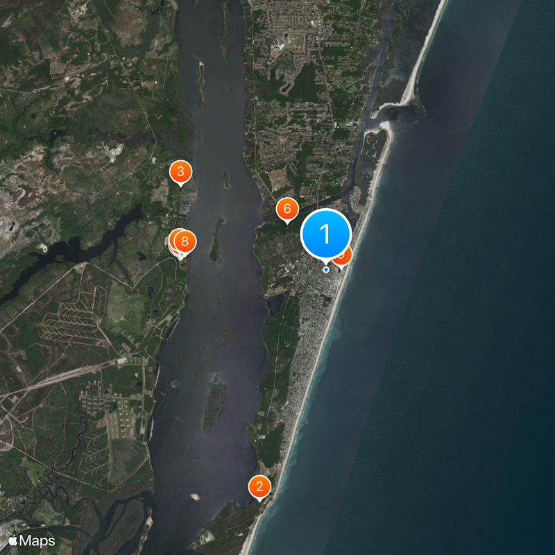 Carolina Beach Map