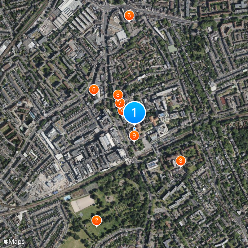 Maudsley Hospital Map