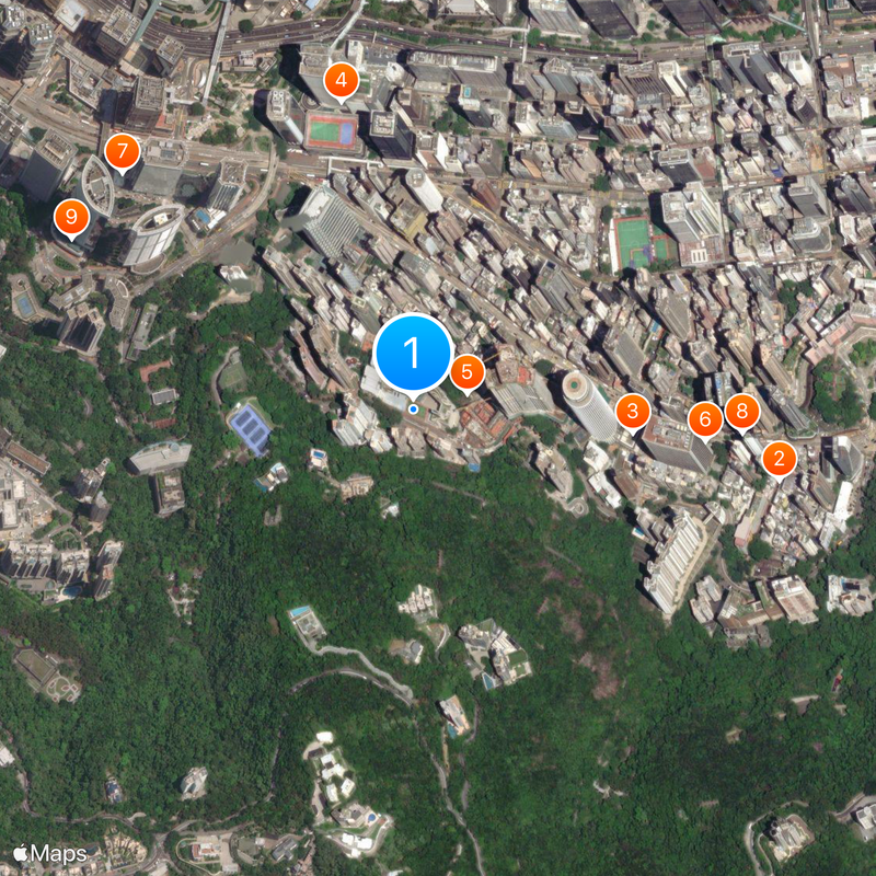 St. Francis' Canossian College Map