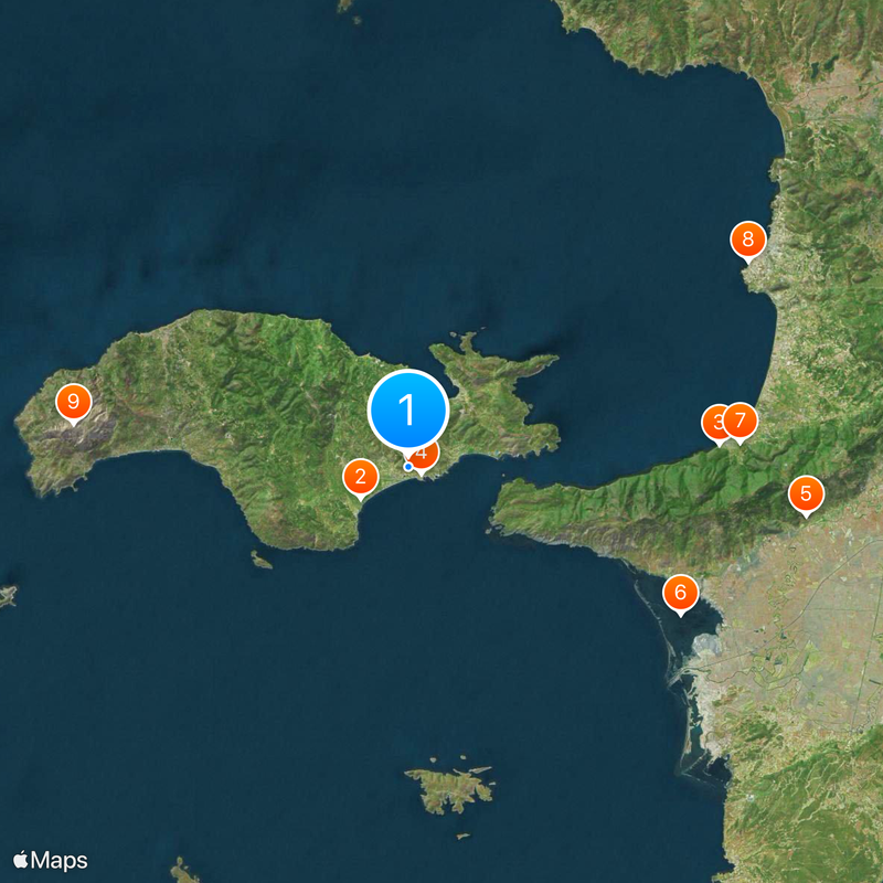 Tunnel of Eupalinos Kaart