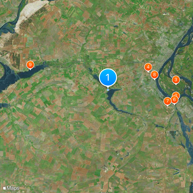 Canal Don-Volga Carte