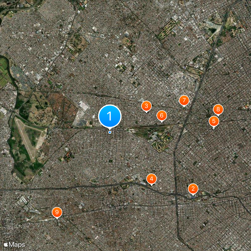 Caseros Map