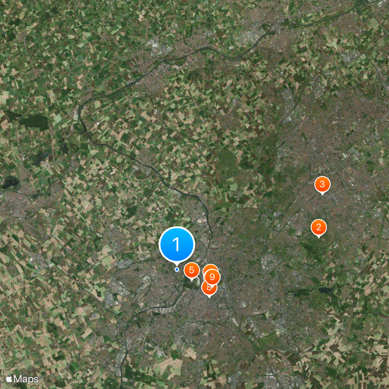Rijsel metropool Kaart