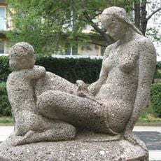 Lesende mit Kind by Rudolf Schmidt, Lorenshof