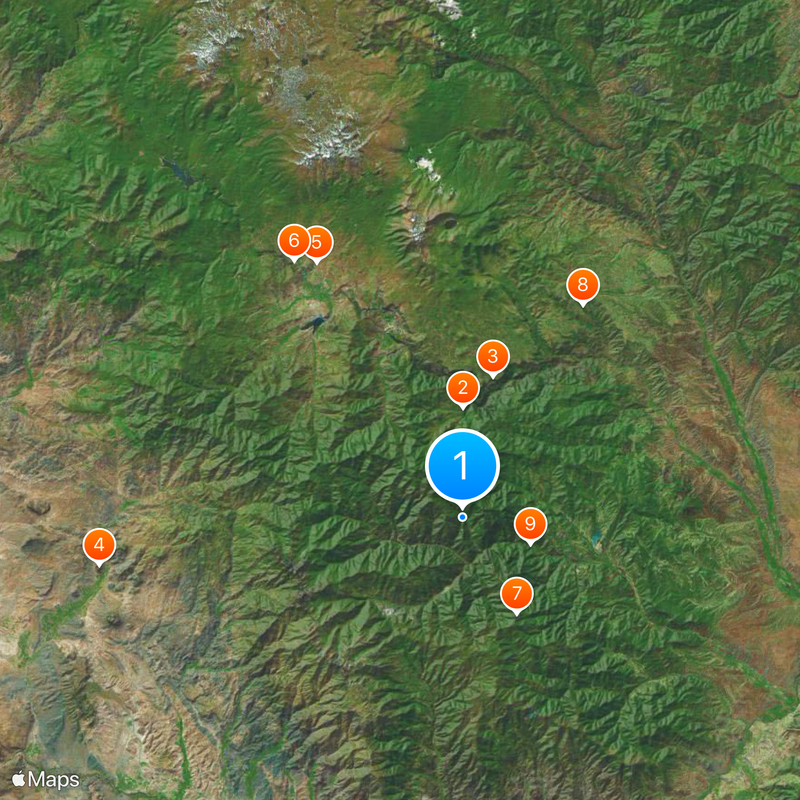 Prowincja Sjunik Mapa