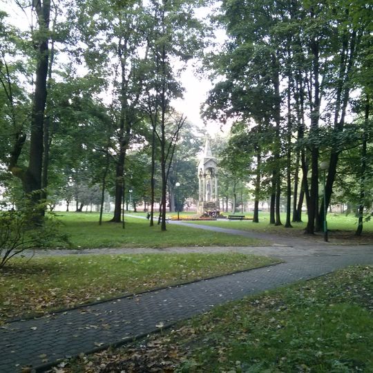 Palace park in Końskie