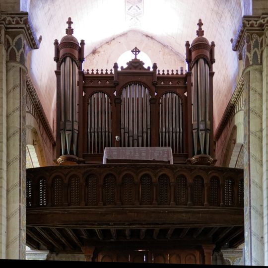 Orgue de tribune, église Saint-Georges de Bourbon-l'Archambault