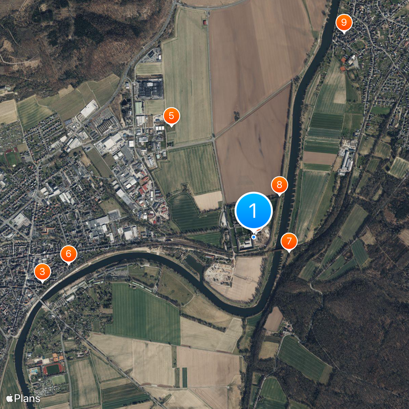 Princely Abbey of Corvey Map