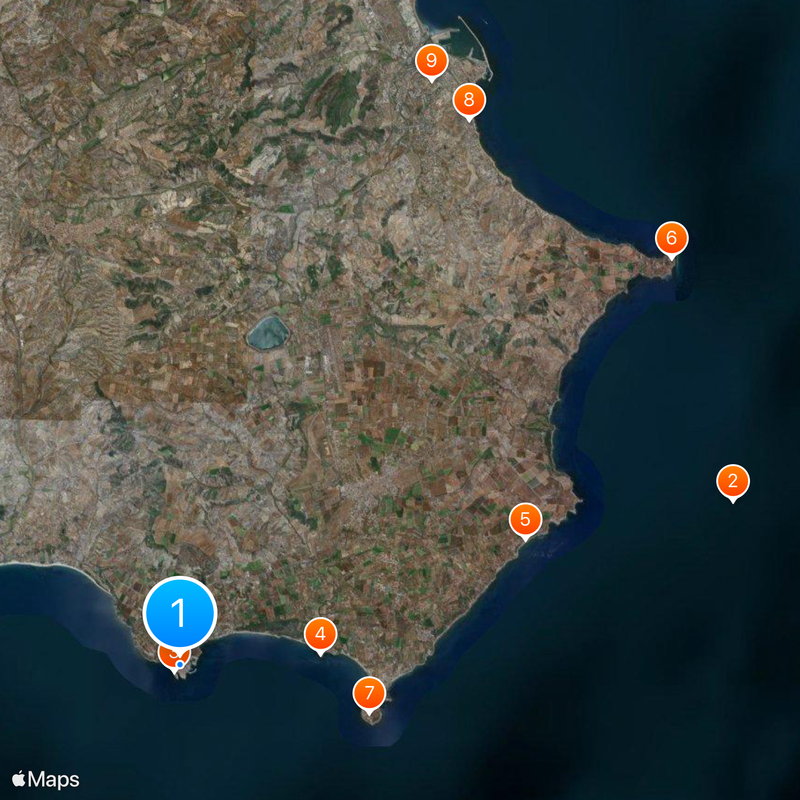 Le Castella Map