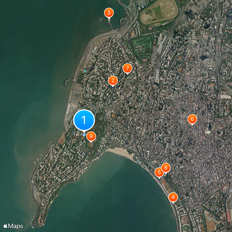 Malabar Hill Map