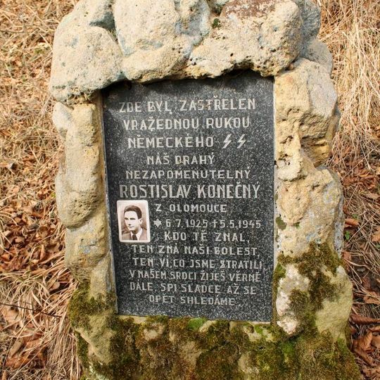 Pomník Rostislavu Konečnému v Javoříčku