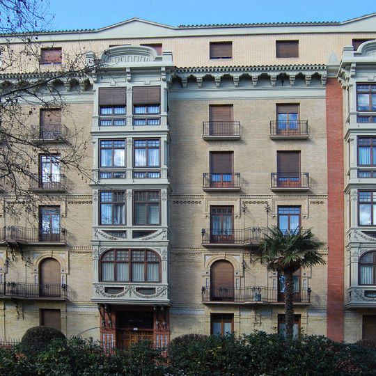 Edificio de viviendas en el Paseo de Sagasta, 40 de Zaragoza