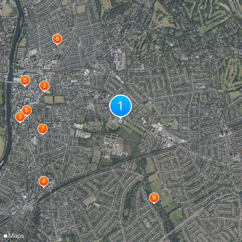 Kingsmeadow Map