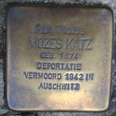 Stolperstein en memoria de Mozes Katz