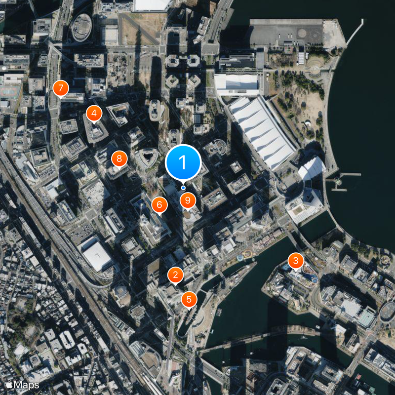 Minato Mirai 21 Mapa