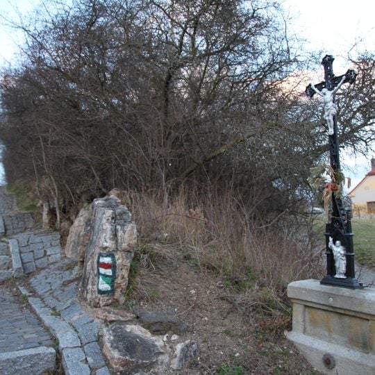 Wayside cross in Prachatice - Žižkova skalka
