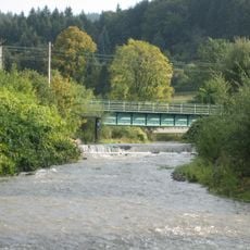 Železniční most přes Bystřičku v Bystřičce