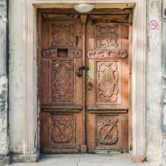 Exterior doors at Kuldīgas iela 2, Ventspils