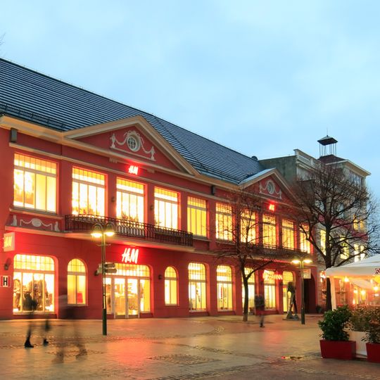 55 Bohaterów Monte Cassino Street in Sopot, Poland